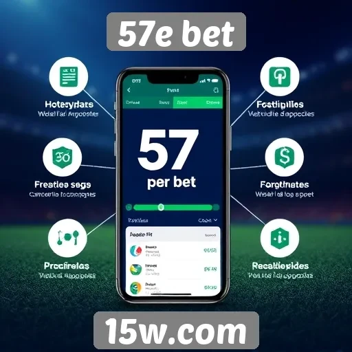 Exploração das funcionalidades do aplicativo 57e bet