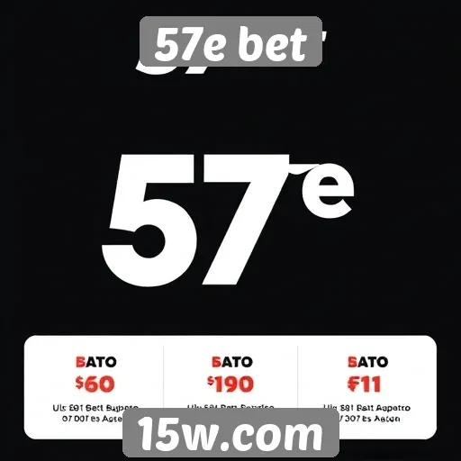 57e bet oferece promoções atractivas para novos usuários
